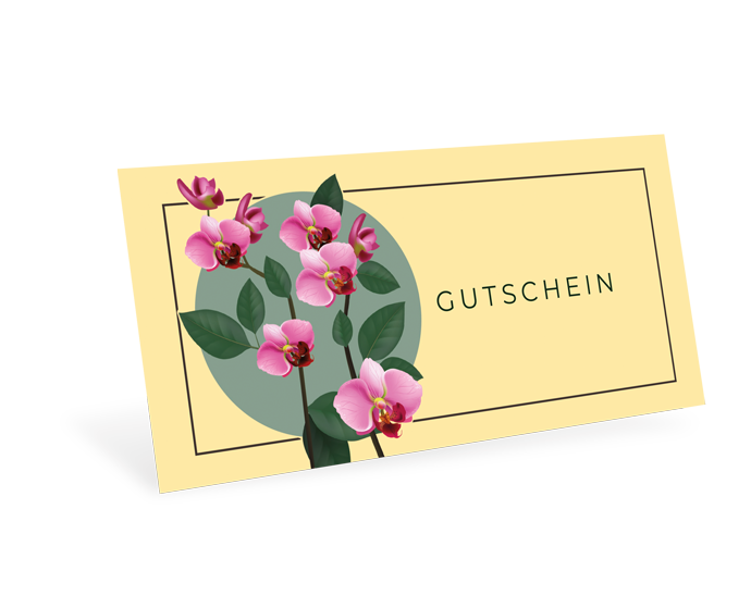 Gutscheinkarte Classic "Orchid" individuell - 1208010405