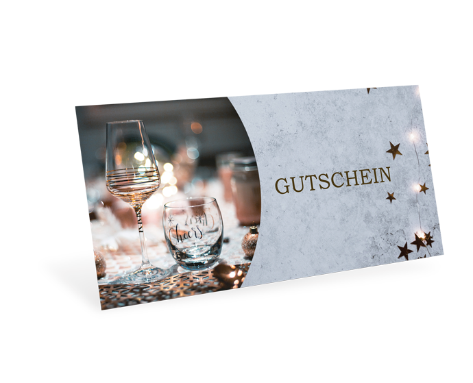 Gutscheinkarte Classic "Christmas Dinner" individuell - 1208010400