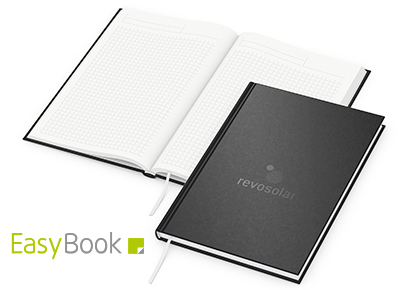 EasyBook Notizbuch Black DIN A5 Recycling - 183002