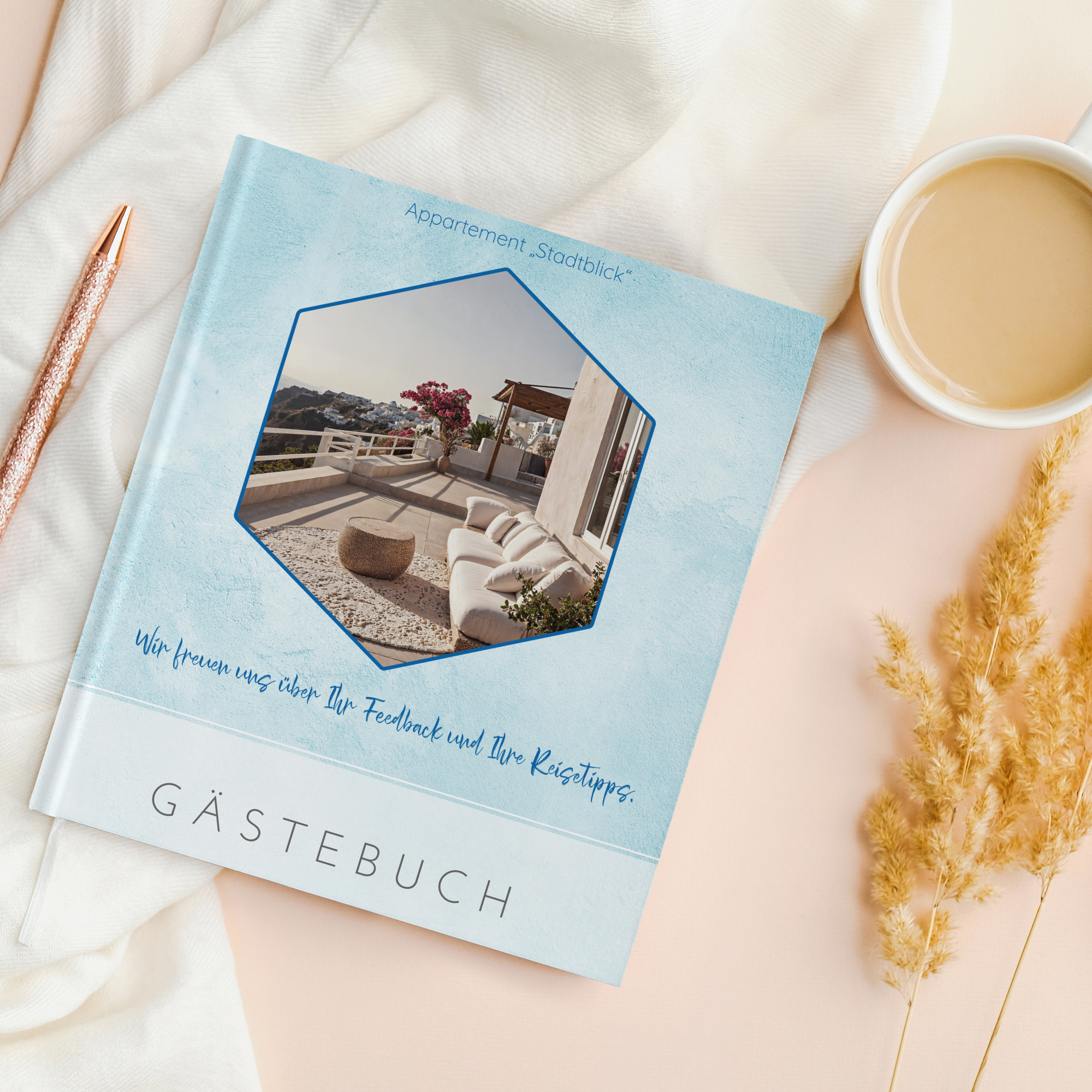 Gästebuch Ferienwohnung "Soft Aqua"