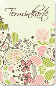 Terminkarte "vintage art" - 1204010280
