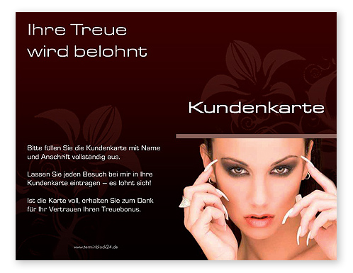 Kundenkarte "Elegance" - 1206010141