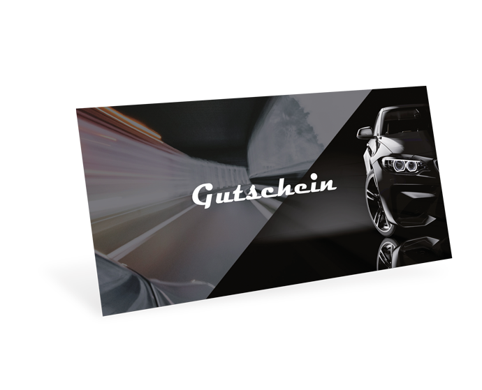 Gutscheinkarte Classic "Speed" individuell - 1208010388