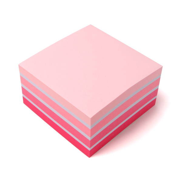 Post-it® Haftnotiz-Würfel Pink-Töne