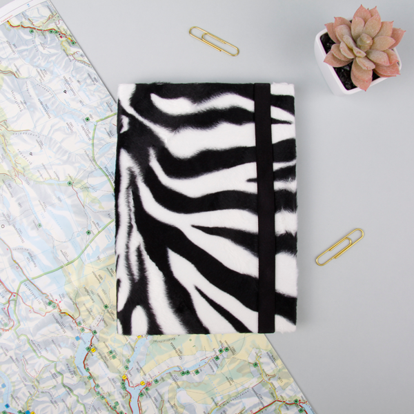 BIZBOOX® Zebra Fellimitat DIN A5