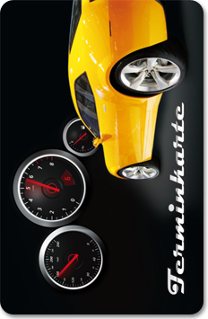 Terminkarte "racer" - 1204010211