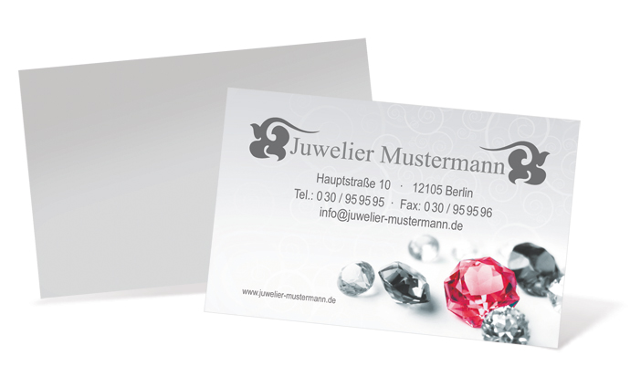 Visitenkarte "Diamanten" Landscape - 1212020235