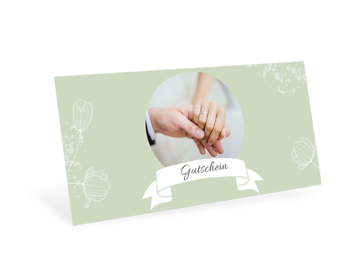 Gutscheinkarte Classic "Wedding" individuell - 1208010366
