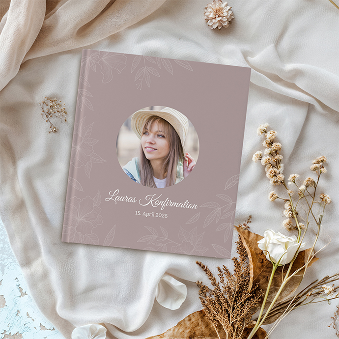 Gästebuch Konfirmation "Floral Harmony"