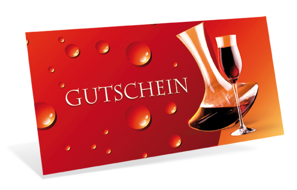 Gutscheinkarte Classic "edler Tropfen" - 1209010212