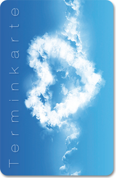 Terminkarte "Wolkenherz" - 1204010231