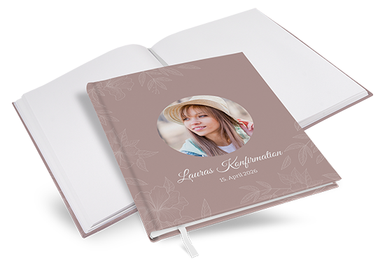 Gästebuch Konfirmation "Floral Harmony" - GBKON-21219