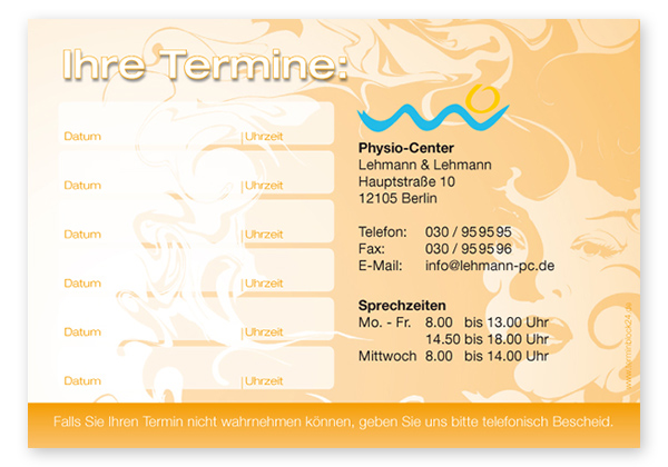 Terminzettel "Fire" - 6 Termine - 1214010611
