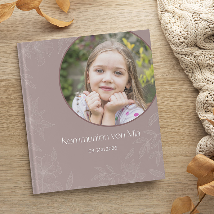 Gästebuch Kommunion "Floral Harmony"