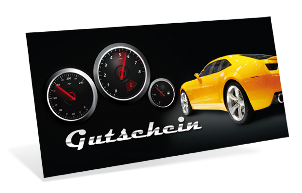 Gutscheinkarte Classic "racer" - 1209010211