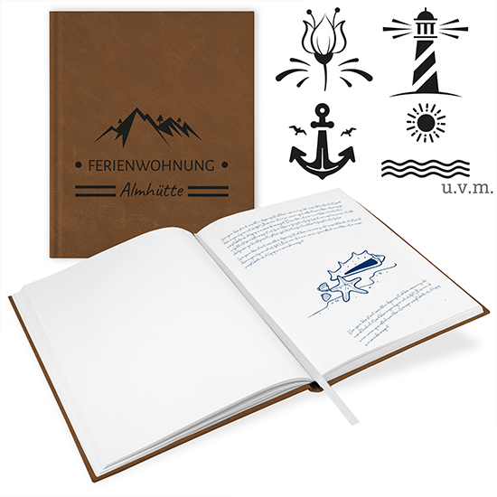 Gästebuch Ferienwohnung Naturbraun - GB-21208-F