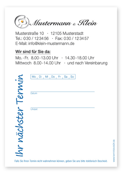 Terminzettel "Simple Creative" - 1237030101