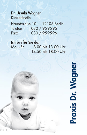 Visitenkarte "Baby Smiley" - 1212010130