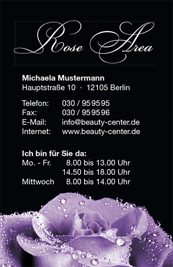 Visitenkarte "Mitternachtstau" - 1212010123