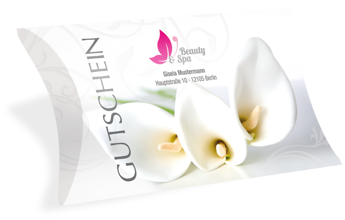 Gutscheinkarte Etui "calla" individuell - 1231010200