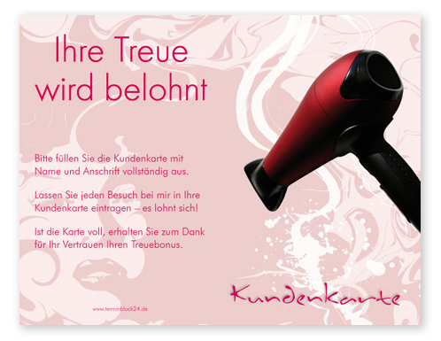 Kundenkarte "Popart" - 1206010122