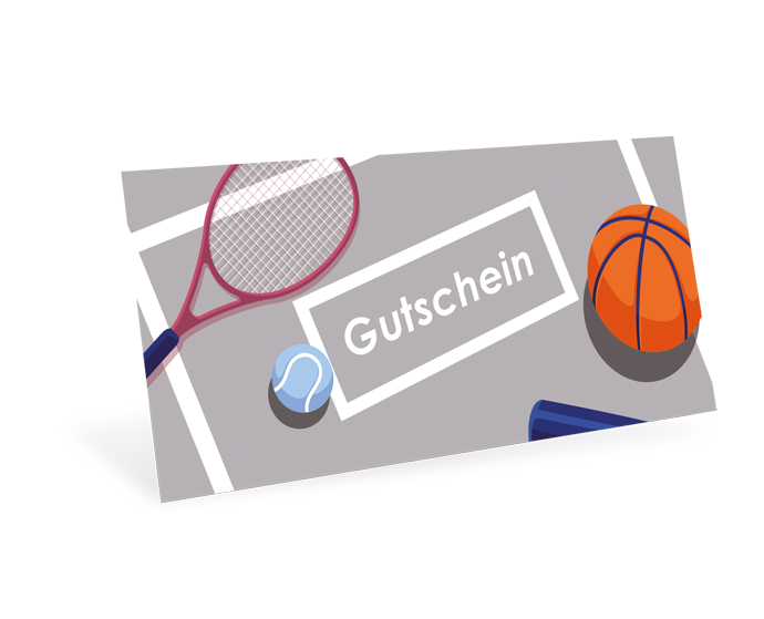 Gutscheinkarte Classic "Sports" individuell - 1208010396