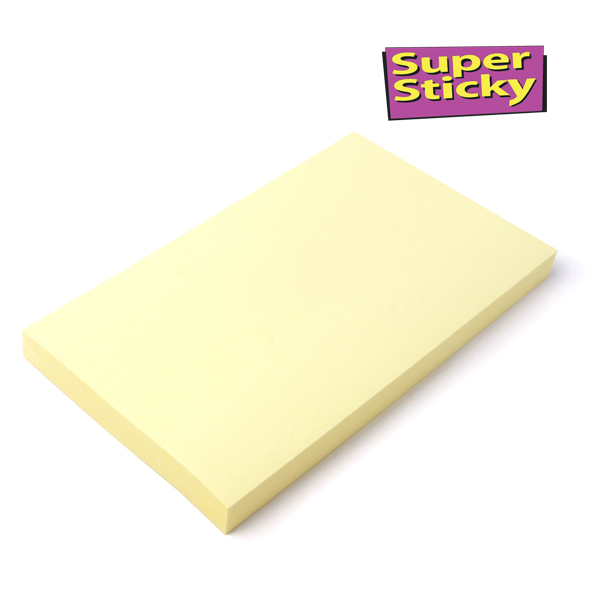 Post-it® Super Sticky Haftnotizen 127 x 76 mm, kanariengelb - 1410120300
