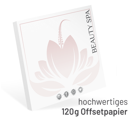 Notizblock Premium Quadrat klein - 10019824002