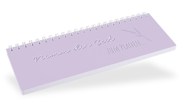Marthiesens® Tischquerkalender "Lavendel" - 202004