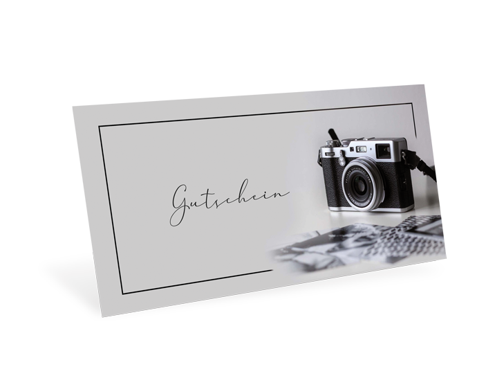 Gutscheinkarte Classic "Fotografie" individuell - 1208010355