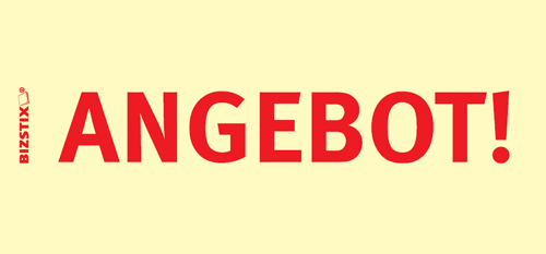 BIZSTIX® Business Haftnotizen "Angebot!" - 1301010150
