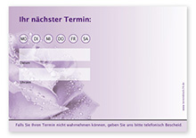 Terminzettel "Mitternachtstau" - 1 Termin mit Wochentagen - 1215010113