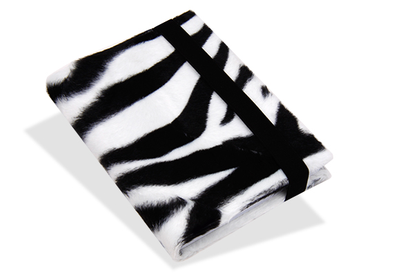 BIZBOOX® Zebra Fellimitat DIN A6 - 177011