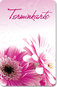 Terminkarte "Flower" - 1204010186