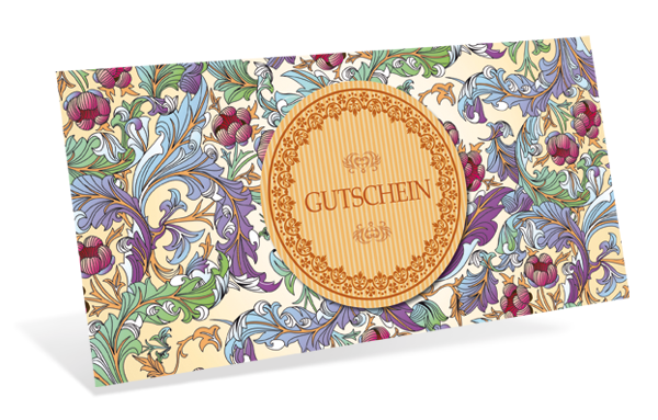 Gutscheinkarte Classic "vintage letter" - 1209010301